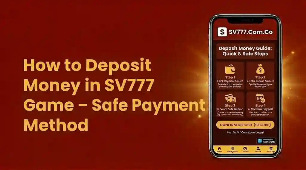 How to Deposit Money in SV777 Game